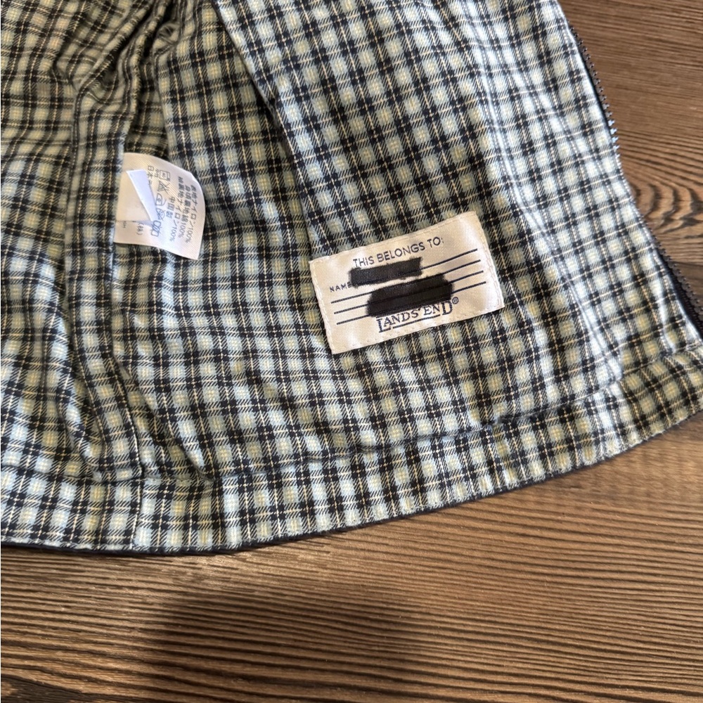 Lands’ End Hooded Parka Windbreaker - Picture 5 of 6